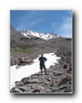 Shasta 33 - Henrich after climb close to Horse Camp